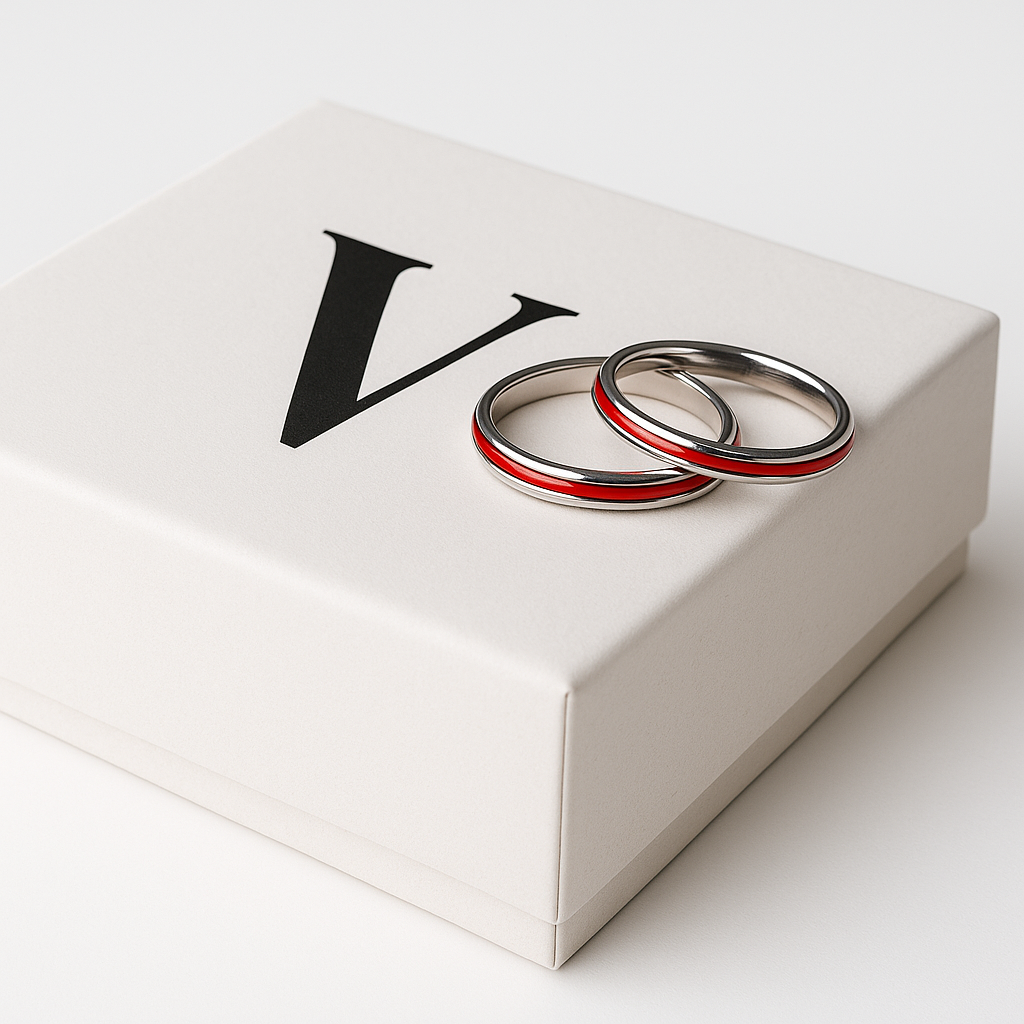 Anello "Filo Rosso Del Destino"